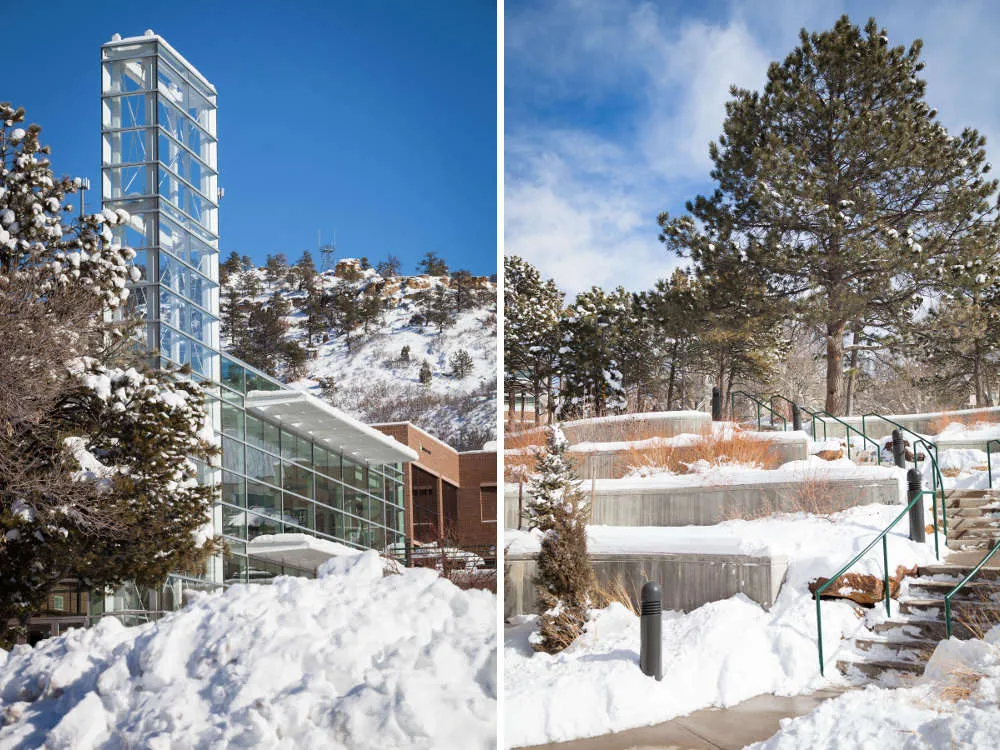 UCCS during the winter