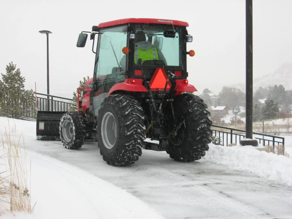 Clearing the snow