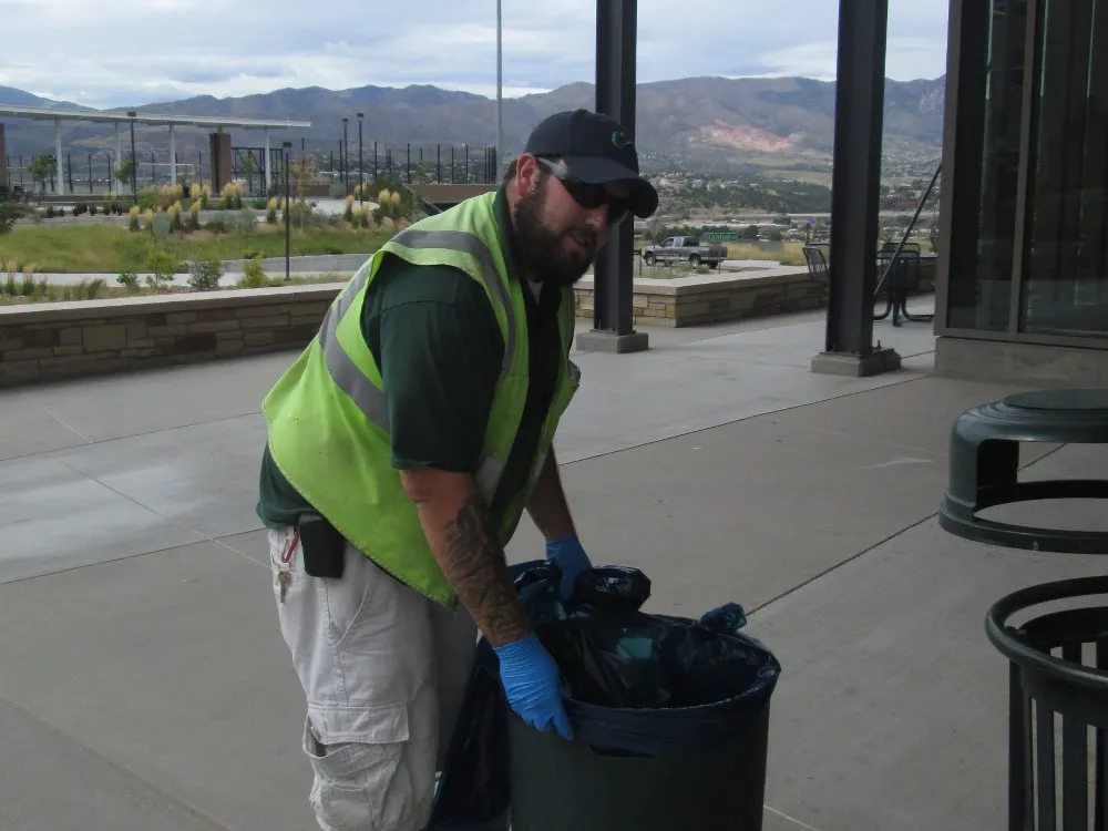 Workers Clearing the trash